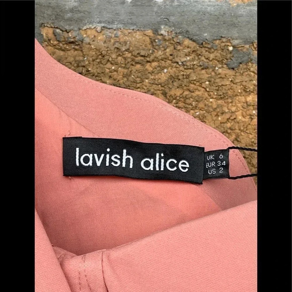 LAVISH ALICE One-shoulder Cape-detail Crepe Jumpsuit In Coral size 2 - Picture 7 of 13